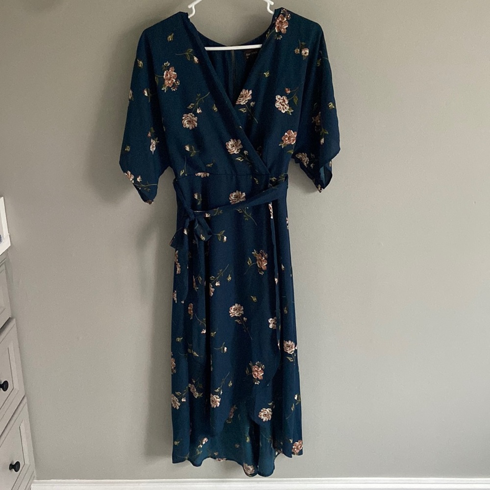 Blue Floral Dress